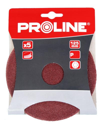 Brúsne kotúče na suchý zips Brúsne kotúče na suchý zips s otvorom 125 mm 5 kusov P180