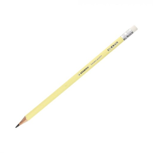 Ceruzka STABILO SWANO PASTEL s gumou HB žltá