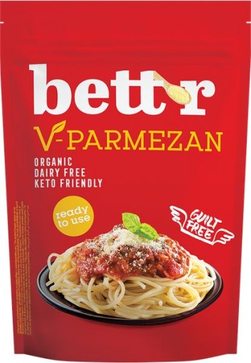 BIO SYROVÁ poleva KETO VEGAN PARMEZÁN kešu oriešky 150g Bettr