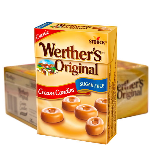 Werther's Original Storck krémové karamelky bez cukru 42 g
