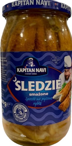 PLÁTKY SLEDE VYPRAŽENÉ V OCTE S CIBUĽOU 800G NAVI