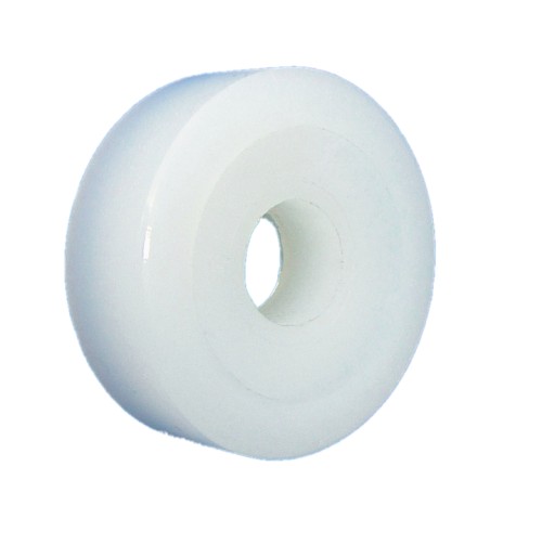 Polyamidový valček na brány bez ložísk, priemer 44mm, priemer 15mm
