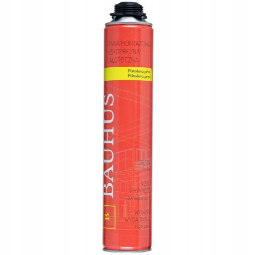 Bauhus - Nízkotlaková montážna pena na pištoľ | 750 ml