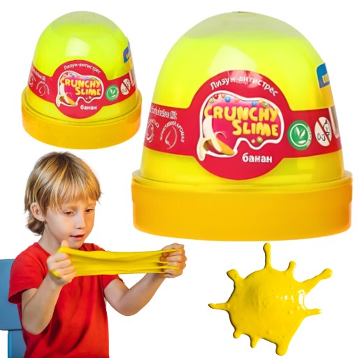 Glutek Slime chrumkavá plastická pasta, flexibilná, voňavá