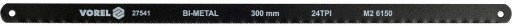 PÍLOVÝ LIST BI-KOVOVÝ M2 + CrV 6150 NA KOV 300mm 24 TPI 2 KS