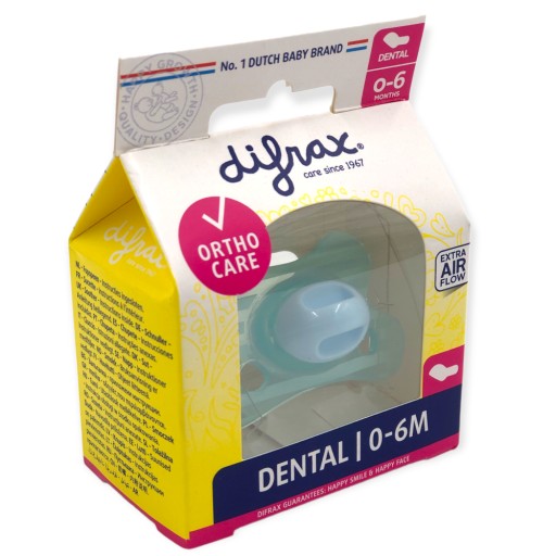 DIFRAX DENTAL cumlík 0-6M MODRÝ PRUHOVANÝ