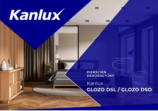 Kanlux GLOZO DSO B/W okrúhle čierne stropné očko