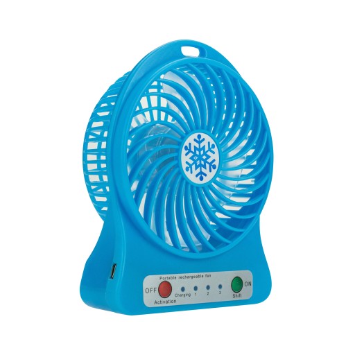 Mini ventilátor domáci stolný ventilátor USB 14 cm stojaci