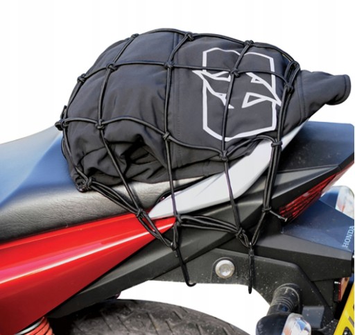 SIEŤ NA BATOŽINU NA MOTOR, ŠTVORKOLKU, BICYKEL, PRILBU, 6 HÁKOV
