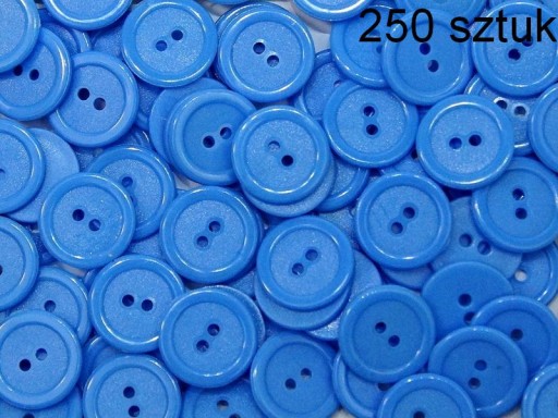 PLASTOVÉ GOMBÍKY 20 mm modré, balenie 250 ks.