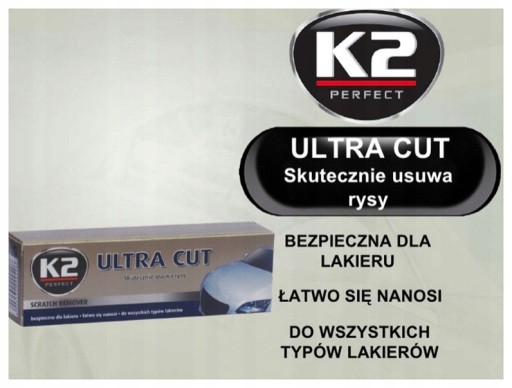 Účinná pasta na odstraňovanie škrabancov K2 Ultra Cut 100 ml