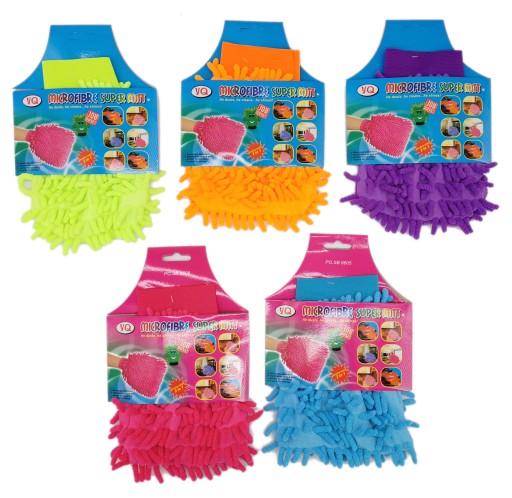 Rukavica z mikrovlákna na čistenie a umývanie prachu