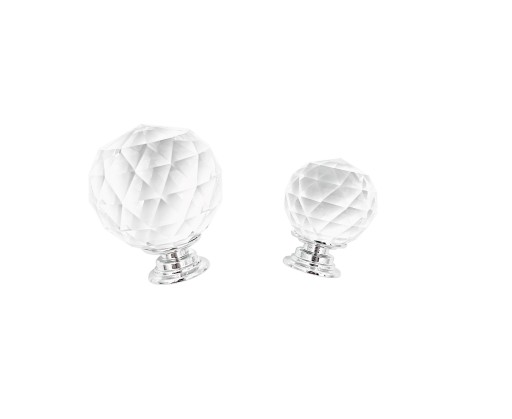Glamour Crystal gombík 30 mm
