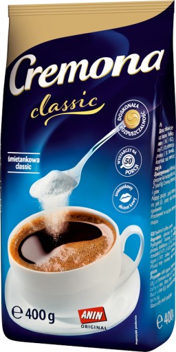 Cremona Classic bielidlo do kávy v prášku 400g