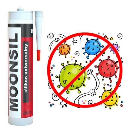 Moonsil Univerzálny silikón, bezfarebný, 280ml