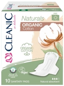 CLEANIC Naturals Organic Hemp hygienické vložky na deň