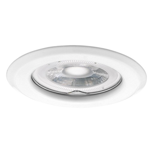 Kanlux stropný LED dekoratívny bodový krúžok Argus II 10W biely