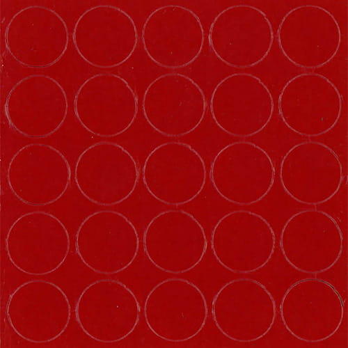 Samolepiaca čiapočka 14mm FIRE RED