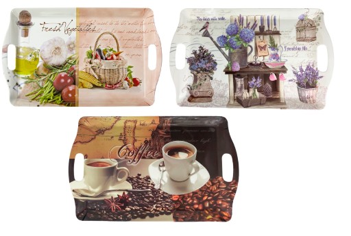 Plastový kuchynský podnos s rúčkami 48x29