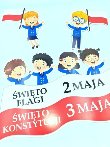Vlastenecká výzdoba 2. a 3. mája (obojstranná)