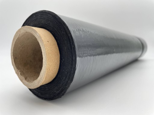 PE STRETCH FILM 1,5kg 1,2+0,3 ČIERNA 23µm