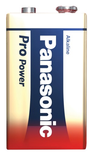 Alkalická batéria 9V Panasonic Pro Power 1 ks.