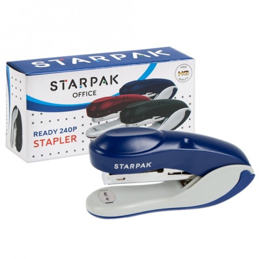 KANCELÁRSKA ZOŠÍVAČKA 12K STARPAK NAVY BLUE