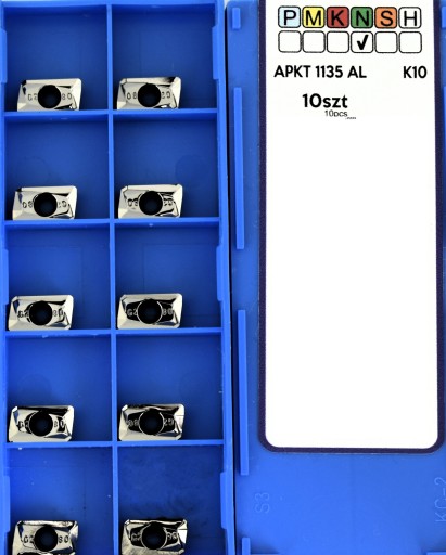 APKT 1135 AL K10 VIACEROVÉ VLOŽKY PRE HLINÍK