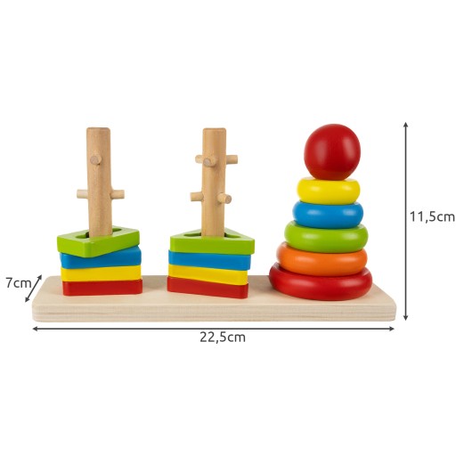 Drevená hračka na triedenie puzzle hračiek ako darček pre deti