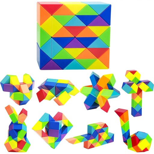 MAGIC RAINBOW SNAKE 36 EL MAGIC SNAKE LOGICKÁ PUZZLE