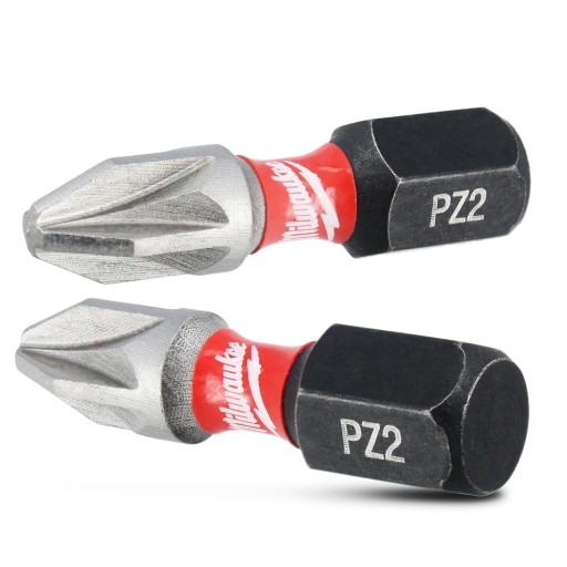PZ2 SKRUTKOVAČ Nárazový bit 25 mm Pozidriv Magnetická špička MILWAUKEE