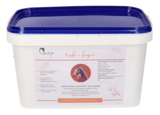 Konopné plevy 1,5 kg v škatuli Doplnok do krmiva pre zvieratá
