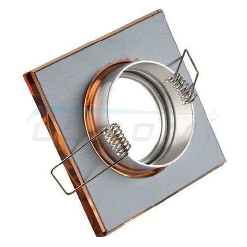 Hnedé LED svietidlo halogénové GU10 MR16 CT-7003 štvorcové