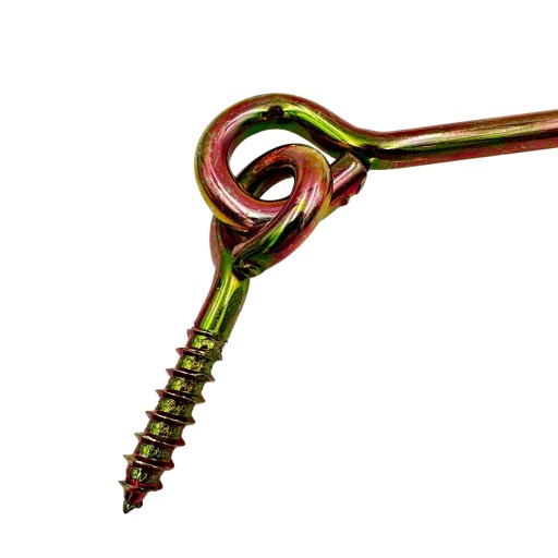 HÁČKOVÝ SKRUTOVÝ DVERE HÁKOVÝ ZAVER 350x8mm