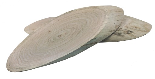 DUBOVÝ DREVENÝ PLÁSOK, ELIPTICKÝ DUB SKIKÝ, DLHÝ 25-30 CM, DREVENÝ DEKORAČNÝ PODNÁK