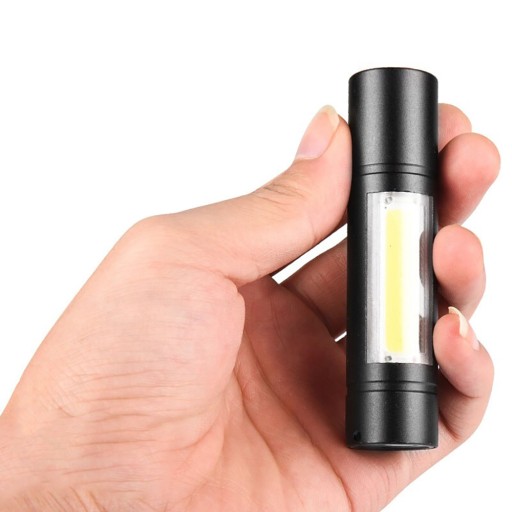 MINI LED XPE CREE COB USB TAKTICKÁ BATERKA