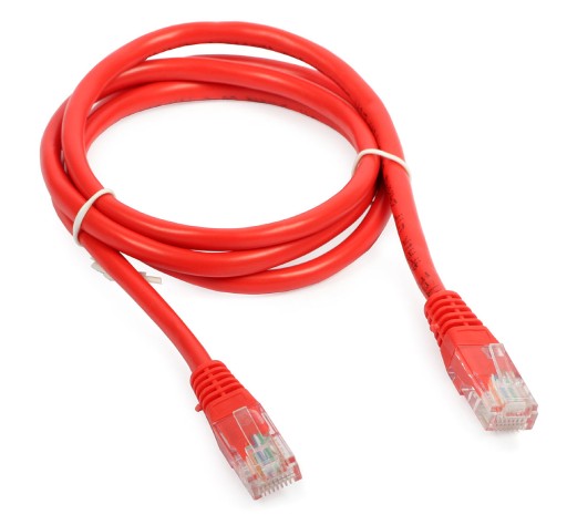 LAN kábel 1m Patchcord UTP 5e sieťový RJ45 RJ 45 internetový prepojovací kábel