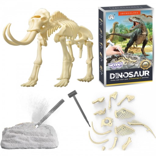 Kreatívna hračka kostra dinosaura Archeologické vykopávky WOOPIE