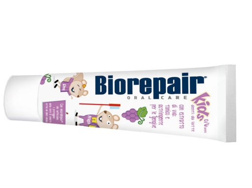 Biorepair Kids Pasta s hroznovou príchuťou pre deti 0-6 rokov - 50ml