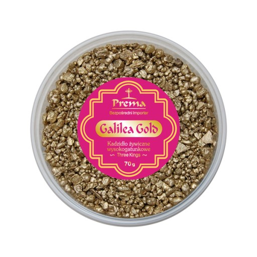 GALILEA GOLD živicové kostolné kadidlo 70g Prema