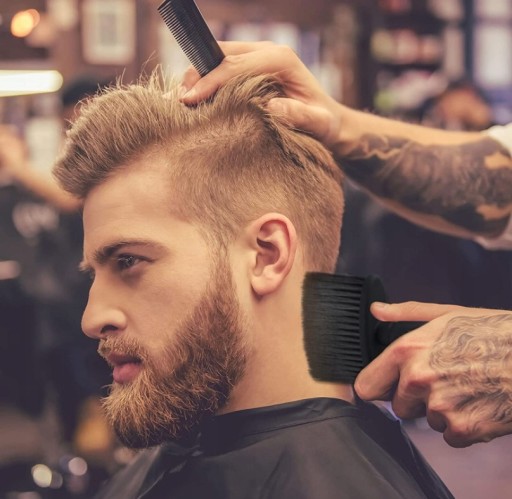 Kadernícka kefa na vlasy pork Barber Black