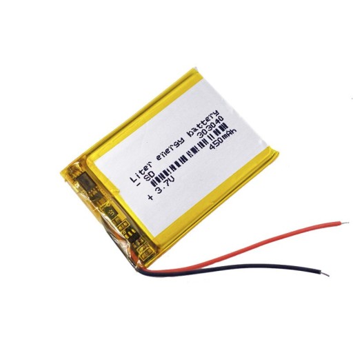Batéria Li-Poly 450mAh 3,7V batéria GPS