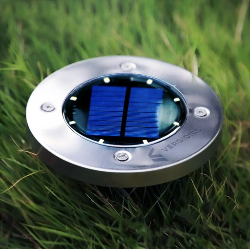 1 x LED záhradné SOLAR svietidlo, zapichnuté do zeme