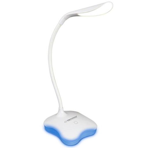ESPERANZA LED stolná lampa Mimosa biela