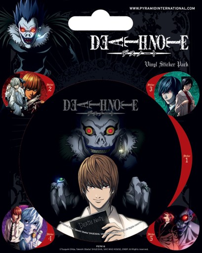 Sada nálepiek 5 Death Note