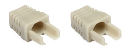 Vnútorný kryt zástrčky RJ-45, ŠEDÝ, 2 ks