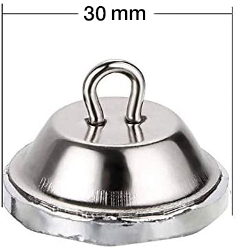 Kryštálové gombíky na čalúnenie 30mm C.šedá