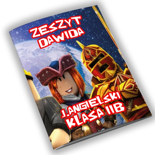 ROBLOX NOTEBOOK A5 32 strán VAŠE MENO HIT!