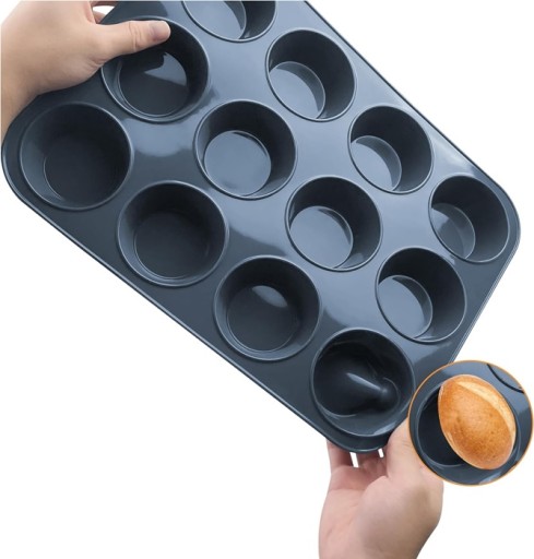 SILIKÓNOVÁ FORMA NA MUFFIN MOL NA PEČENIE 12 ks XXL