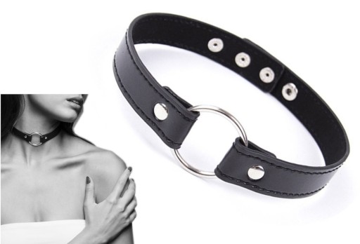 SEXY KLASICKÝ CHOKER S PRSTEŇOM